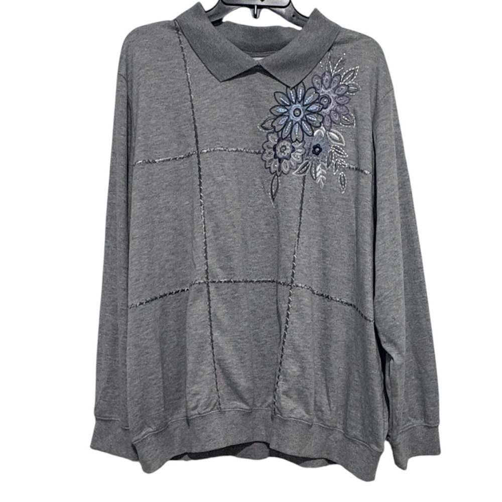 Embroidered NWT Floral Sweatshirt